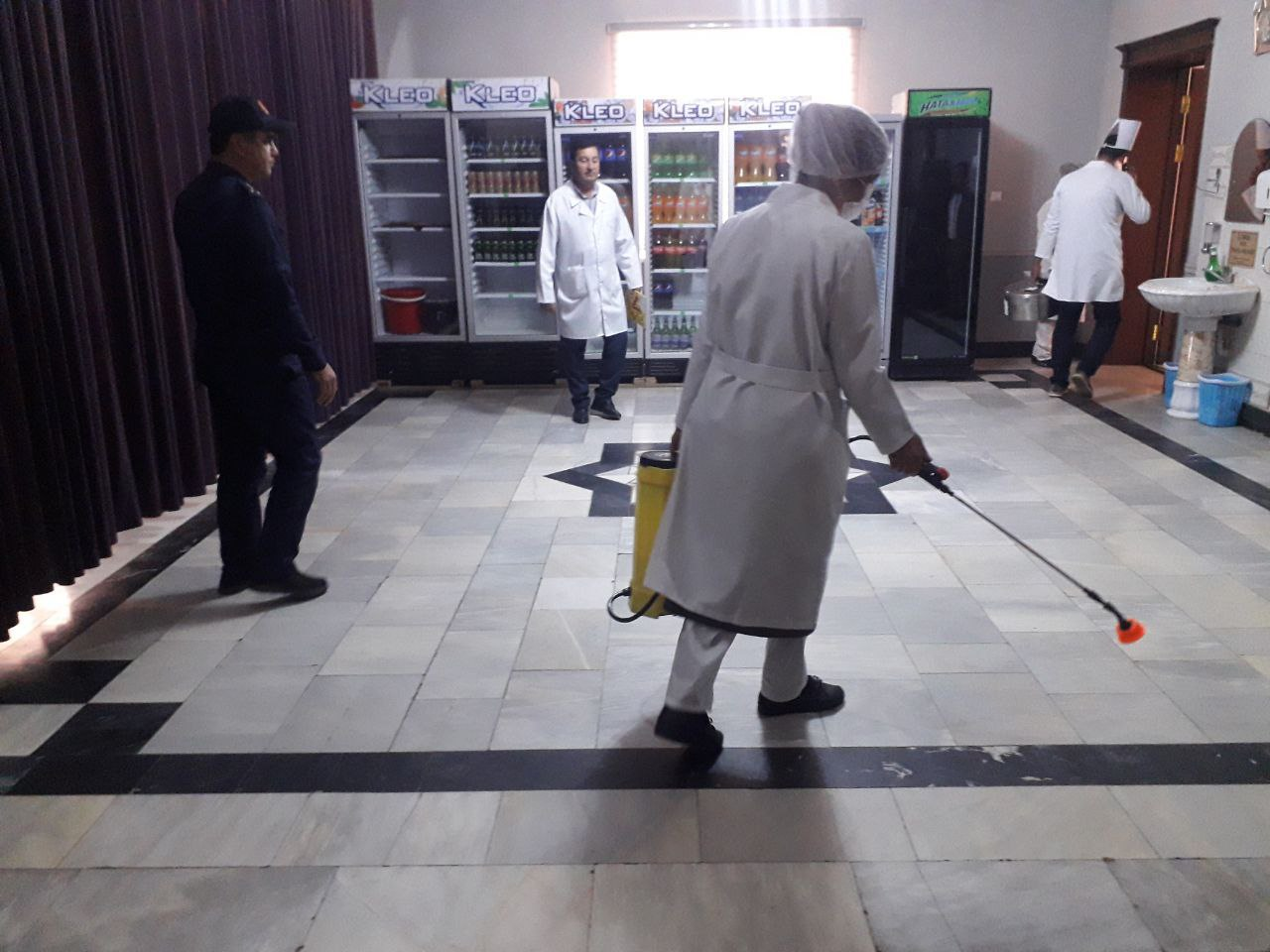 Гурлан СЭО ва ЖС ходимлари Вилоят ФВБ ходимлари Ботулизм" касаллагининг олдини олиш буйича укув-тактик машгулоти олиб борилди.